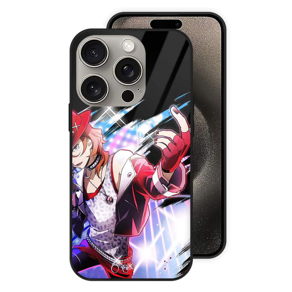 （画像用） 文豪ストレイドッグス Bungo Stray Dogs 【iPhone15Pro対応】スマホケース 耐衝撃＆黄変防止 背面ガラス