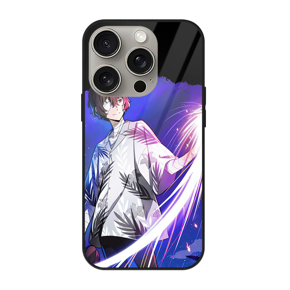 （画像用） 文豪ストレイドッグス Bungo Stray Dogs 【iPhone15Pro対応】スマホケース 耐衝撃＆黄変防止 背面ガラス