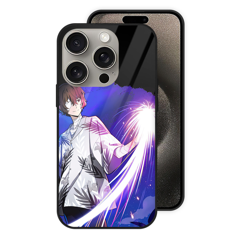 （画像用） 文豪ストレイドッグス Bungo Stray Dogs 【iPhone15Pro対応】スマホケース 耐衝撃＆黄変防止 背面ガラス