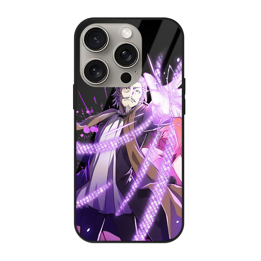 （画像用） 文豪ストレイドッグス Bungo Stray Dogs 【iPhone15Pro対応】スマホケース 耐衝撃＆黄変防止 背面ガラス