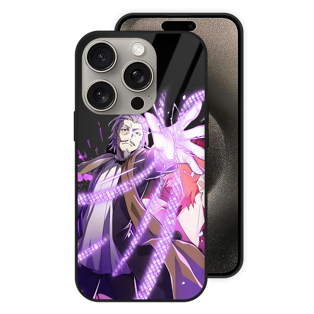 （画像用） 文豪ストレイドッグス Bungo Stray Dogs 【iPhone15Pro対応】スマホケース 耐衝撃＆黄変防止 背面ガラス
