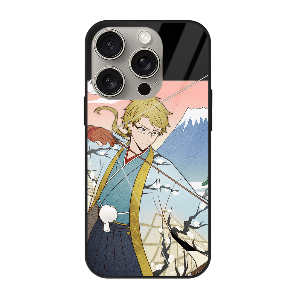 （画像用） 文豪ストレイドッグス Bungo Stray Dogs 【iPhone15Pro対応】スマホケース 耐衝撃＆黄変防止 背面ガラス