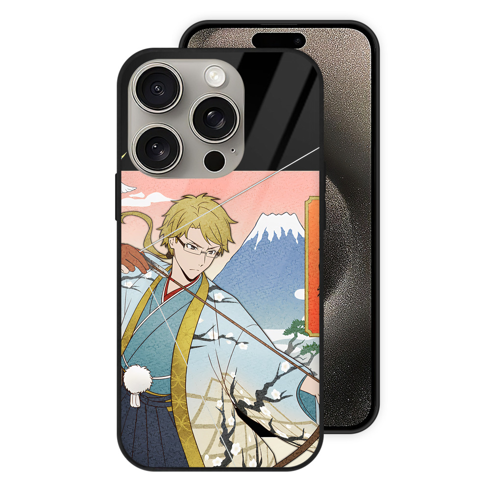 （画像用） 文豪ストレイドッグス Bungo Stray Dogs 【iPhone15Pro対応】スマホケース 耐衝撃＆黄変防止 背面ガラス