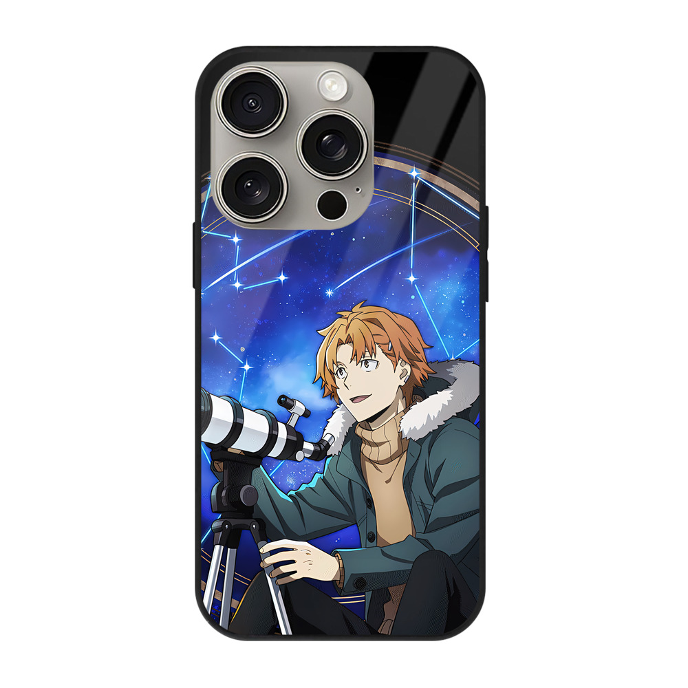 （画像用） 文豪ストレイドッグス Bungo Stray Dogs 【iPhone15Pro対応】スマホケース 耐衝撃＆黄変防止 背面ガラス