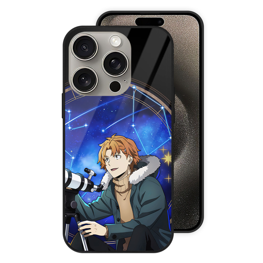 （画像用） 文豪ストレイドッグス Bungo Stray Dogs 【iPhone15Pro対応】スマホケース 耐衝撃＆黄変防止 背面ガラス