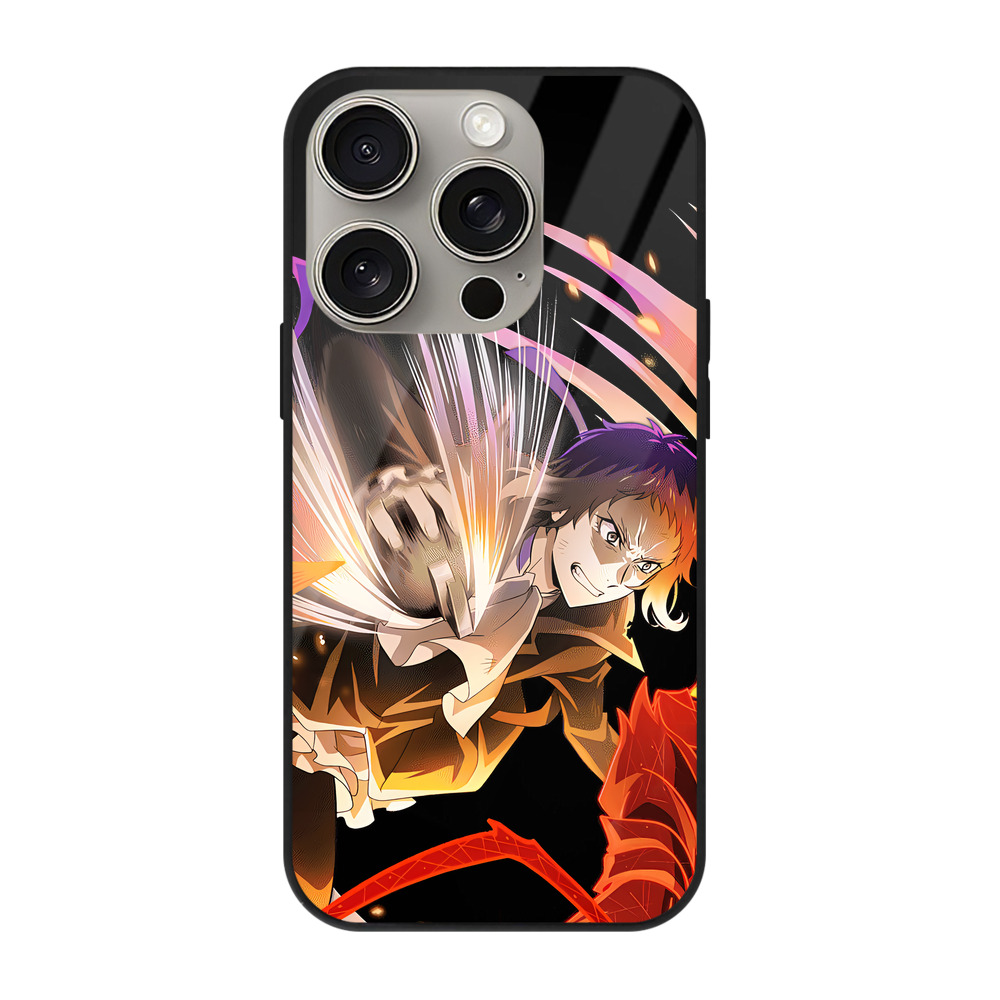 （画像用） 文豪ストレイドッグス Bungo Stray Dogs 【iPhone15Pro対応】スマホケース 耐衝撃＆黄変防止 背面ガラス