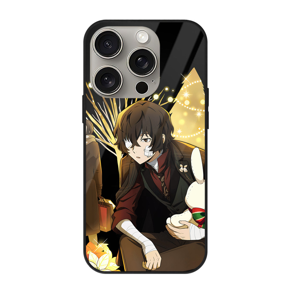（画像用） 文豪ストレイドッグス Bungo Stray Dogs 【iPhone15Pro対応】スマホケース 耐衝撃＆黄変防止 背面ガラス