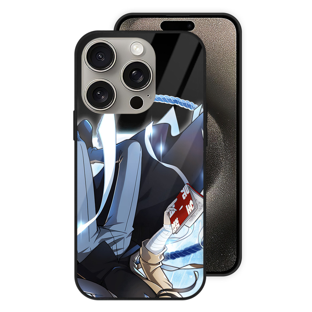 （画像用） 文豪ストレイドッグス Bungo Stray Dogs 【iPhone15Pro対応】スマホケース 耐衝撃＆黄変防止 背面ガラス