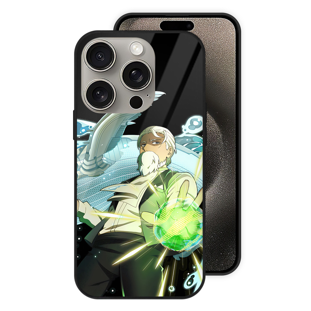 （画像用） 文豪ストレイドッグス Bungo Stray Dogs 【iPhone15Pro対応】スマホケース 耐衝撃＆黄変防止 背面ガラス