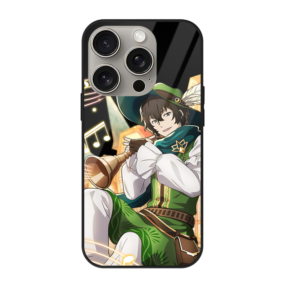 （画像用） 文豪ストレイドッグス Bungo Stray Dogs 【iPhone15Pro対応】スマホケース 耐衝撃＆黄変防止 背面ガラス