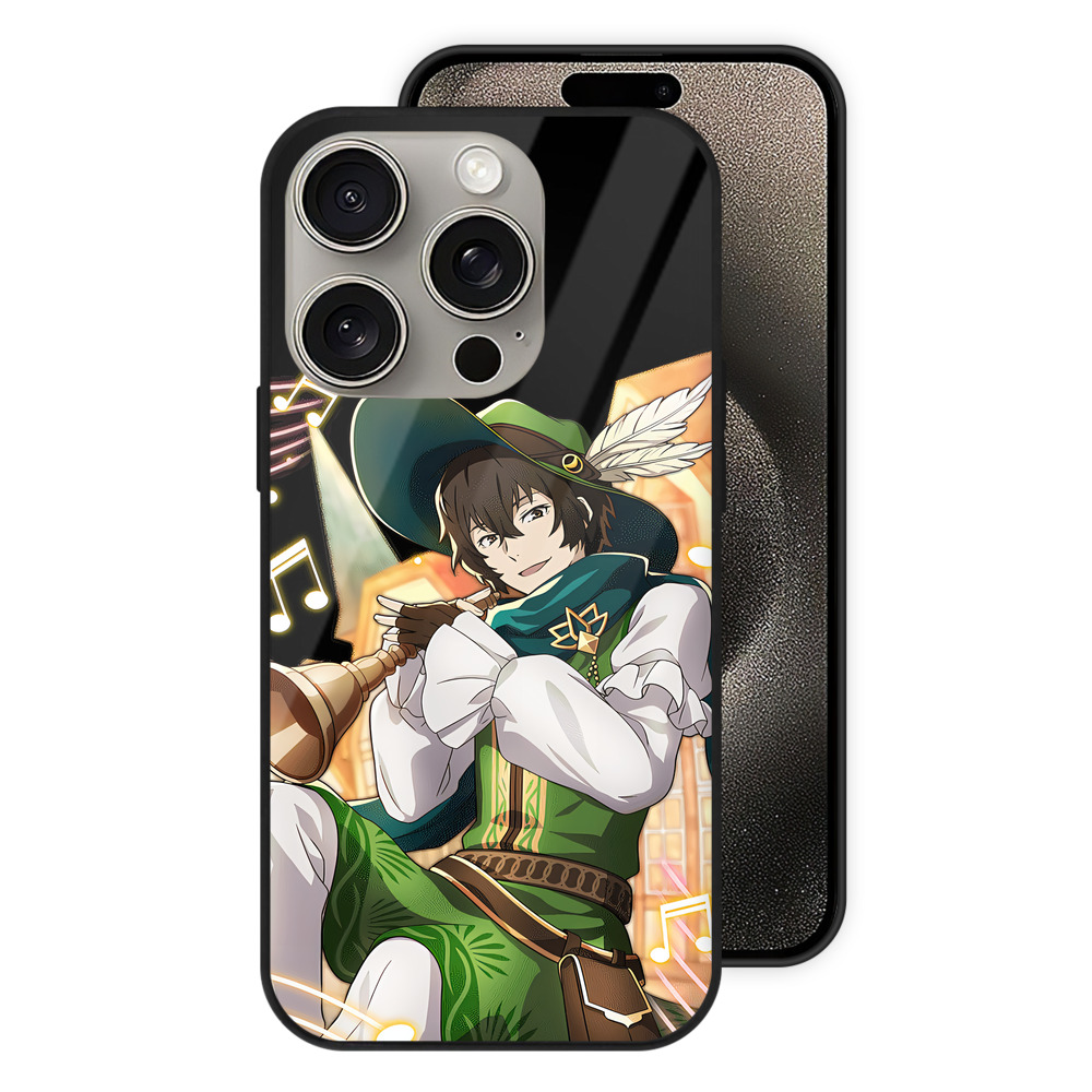 （画像用） 文豪ストレイドッグス Bungo Stray Dogs 【iPhone15Pro対応】スマホケース 耐衝撃＆黄変防止 背面ガラス