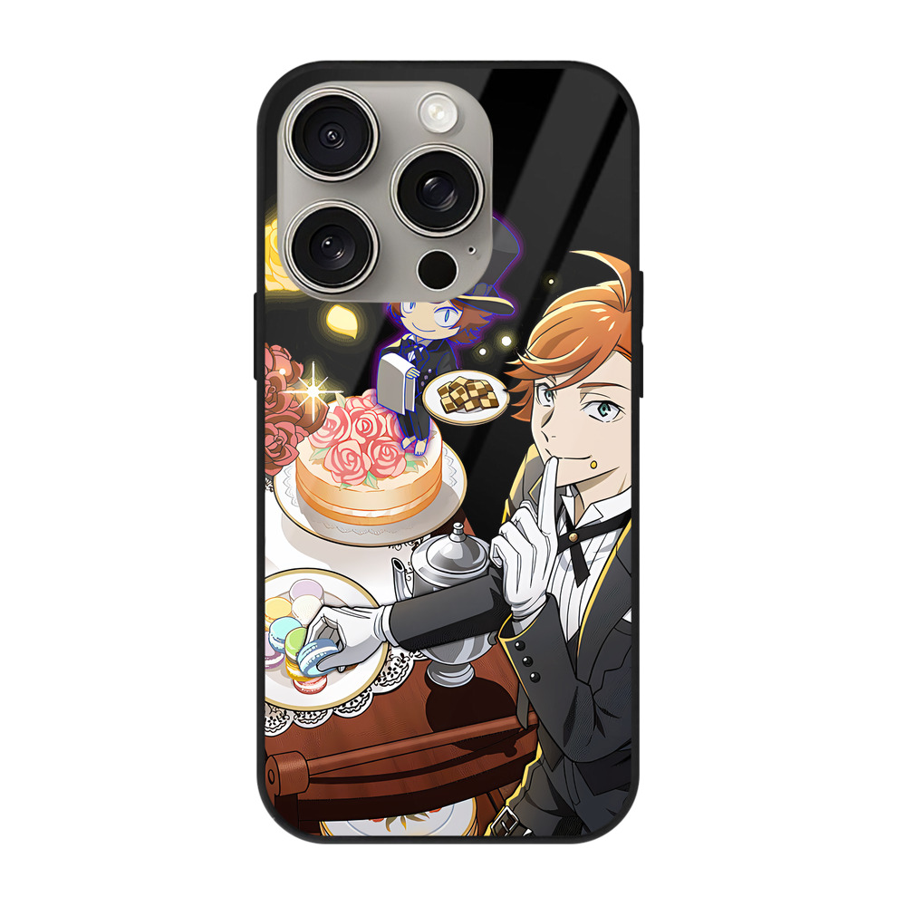 （画像用） 文豪ストレイドッグス Bungo Stray Dogs 【iPhone15Pro対応】スマホケース 耐衝撃＆黄変防止 背面ガラス