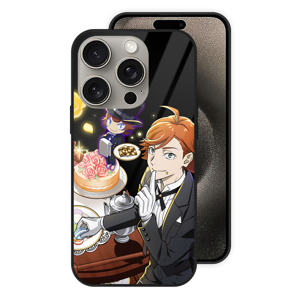 （画像用） 文豪ストレイドッグス Bungo Stray Dogs 【iPhone15Pro対応】スマホケース 耐衝撃＆黄変防止 背面ガラス