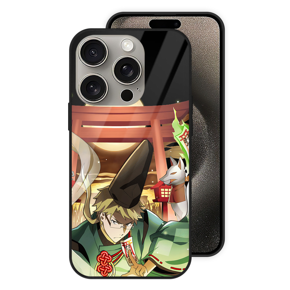 （画像用） 文豪ストレイドッグス Bungo Stray Dogs 【iPhone15Pro対応】スマホケース 耐衝撃＆黄変防止 背面ガラス