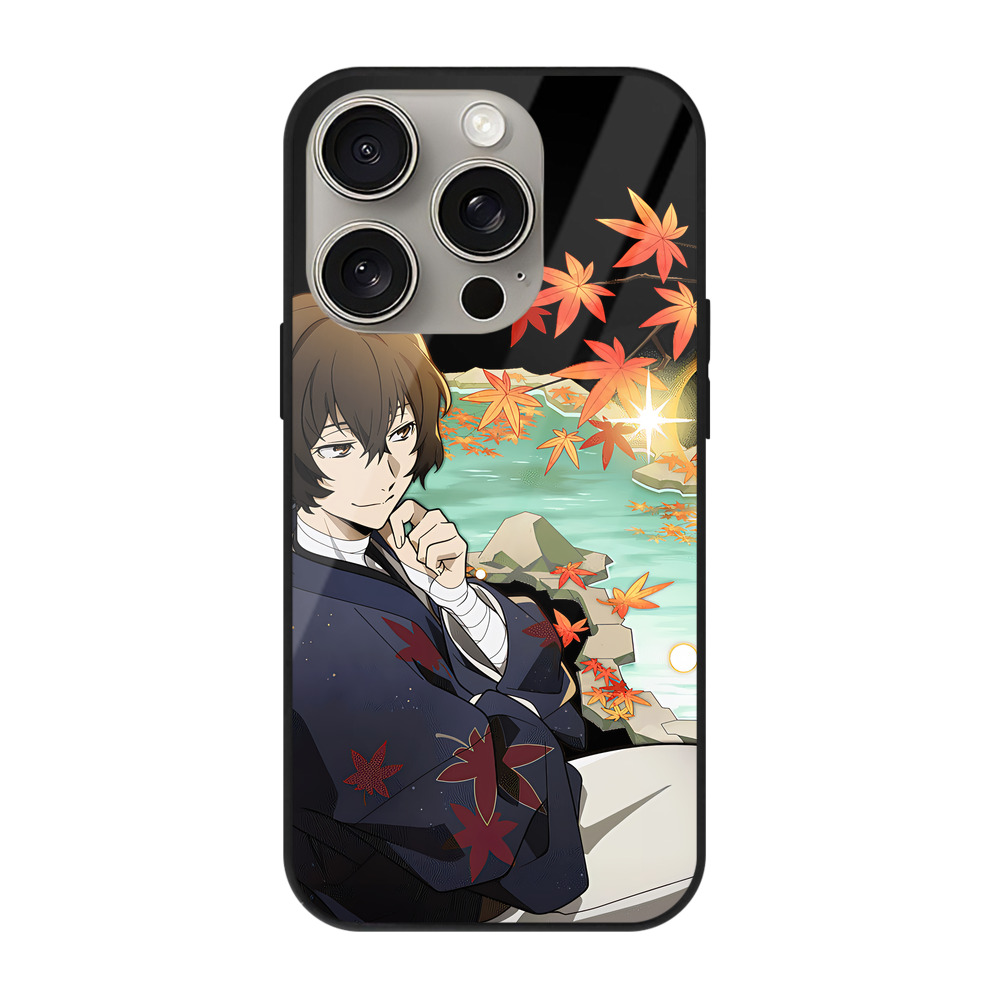 （画像用） 文豪ストレイドッグス Bungo Stray Dogs 【iPhone15Pro対応】スマホケース 耐衝撃＆黄変防止 背面ガラス