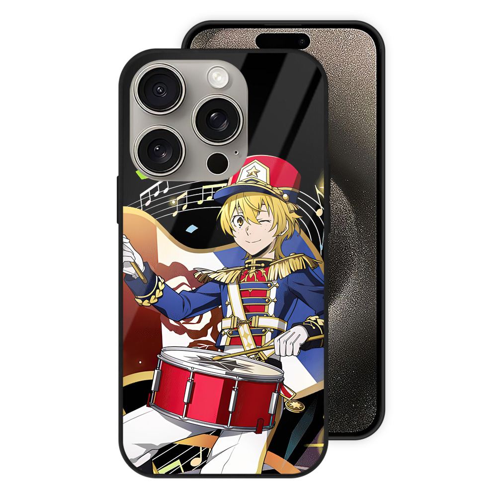 （画像用） 文豪ストレイドッグス Bungo Stray Dogs 【iPhone15Pro対応】スマホケース 耐衝撃＆黄変防止 背面ガラス