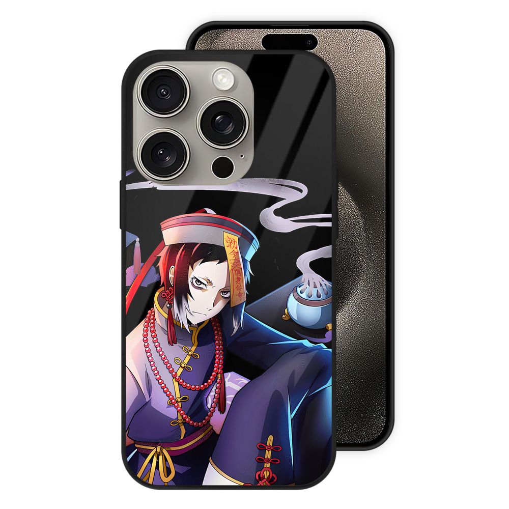 （画像用） 文豪ストレイドッグス Bungo Stray Dogs 【iPhone15Pro対応】スマホケース 耐衝撃＆黄変防止 背面ガラス