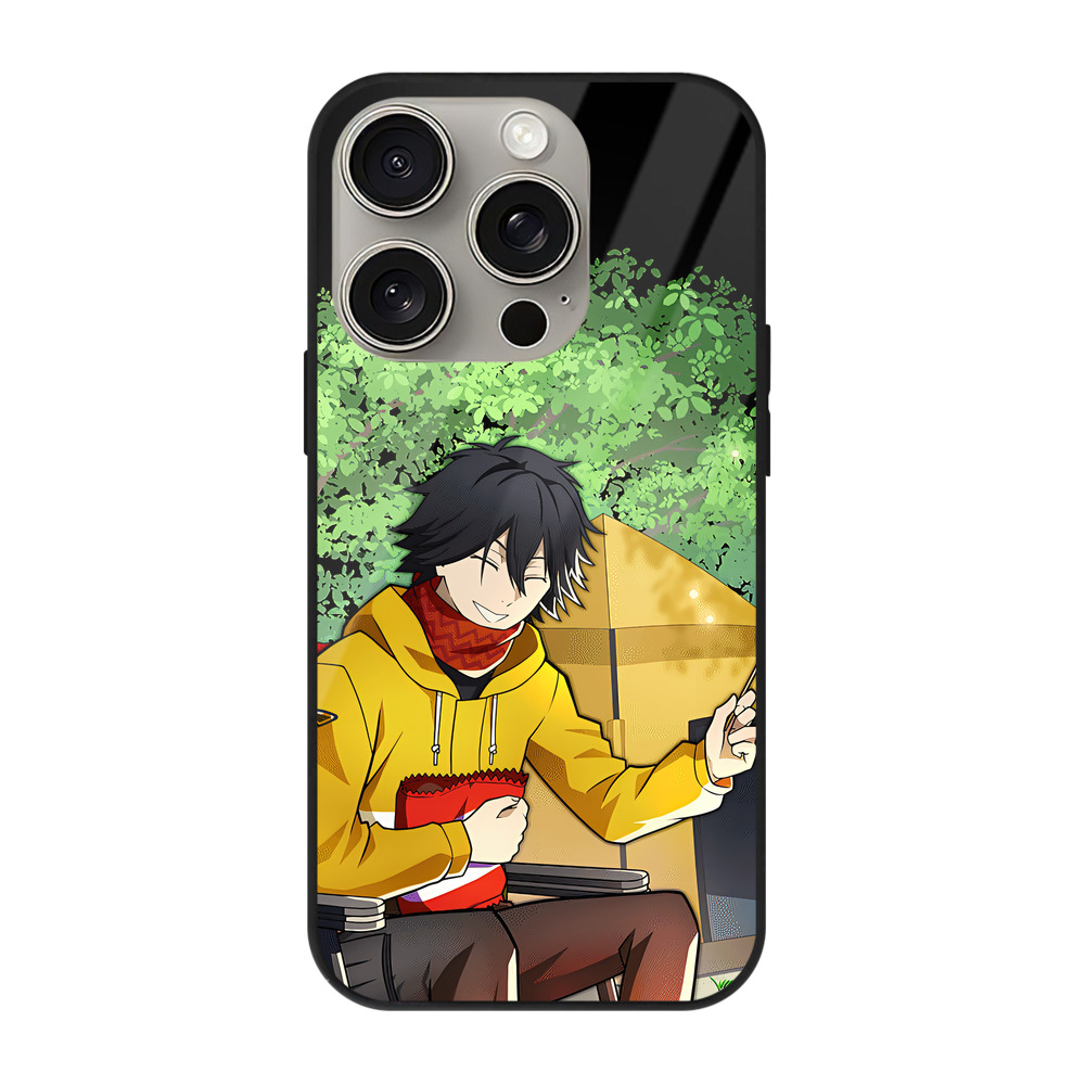 （画像用） 文豪ストレイドッグス Bungo Stray Dogs 【iPhone15Pro対応】スマホケース 耐衝撃＆黄変防止 背面ガラス