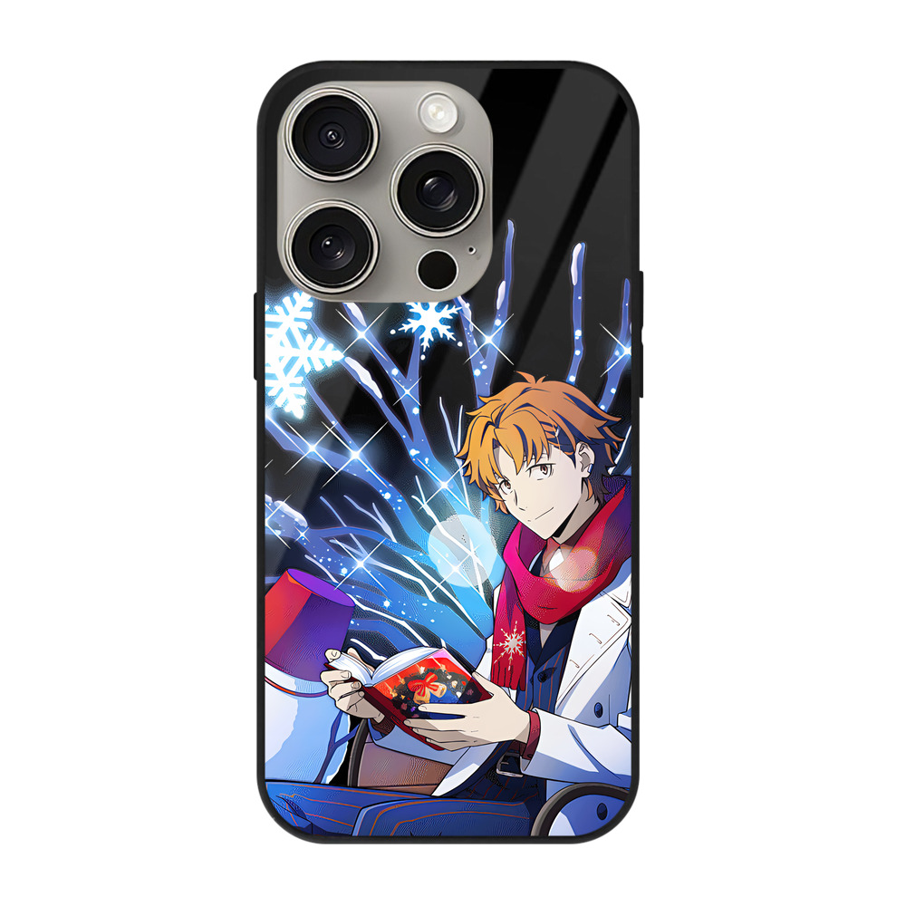 （画像用） 文豪ストレイドッグス Bungo Stray Dogs 【iPhone15Pro対応】スマホケース 耐衝撃＆黄変防止 背面ガラス