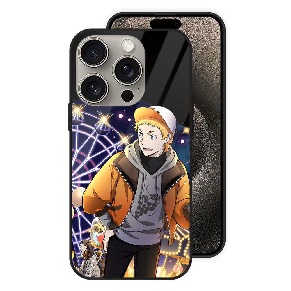 （画像用） 文豪ストレイドッグス Bungo Stray Dogs 【iPhone15Pro対応】スマホケース 耐衝撃＆黄変防止 背面ガラス