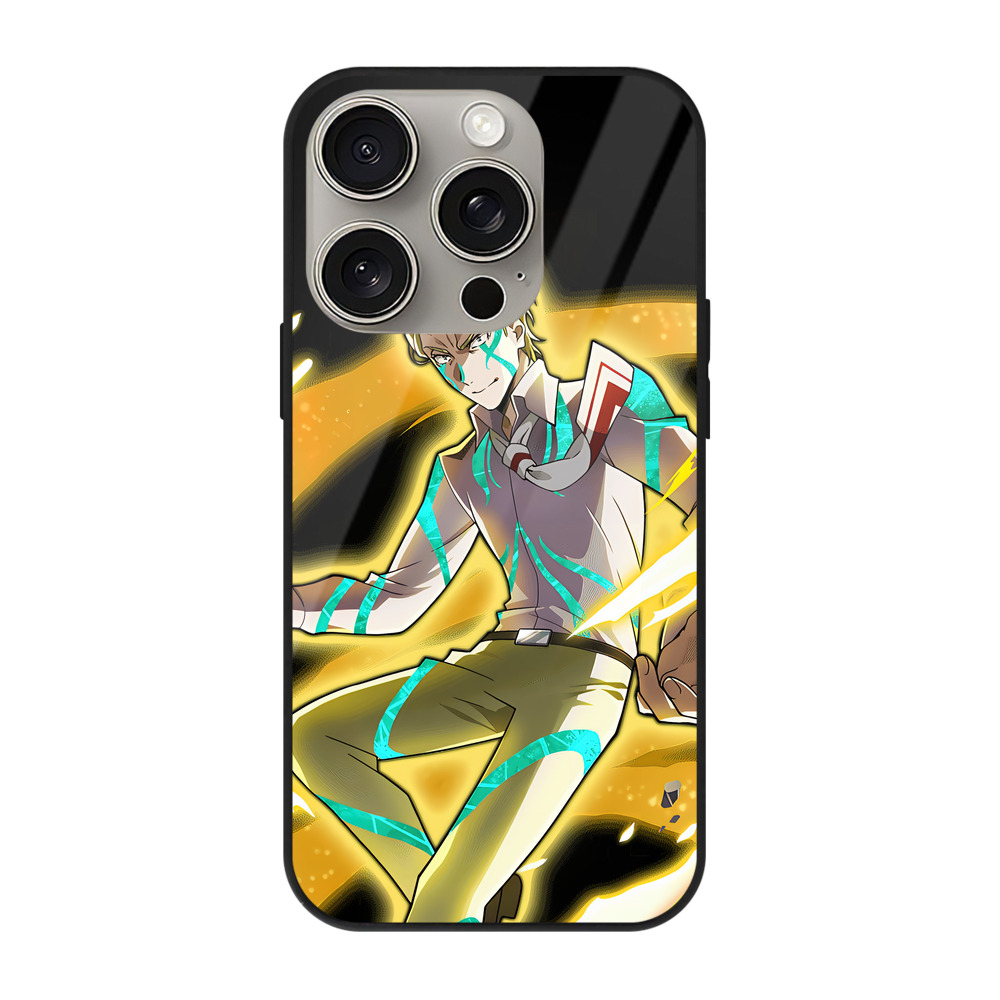（画像用） 文豪ストレイドッグス Bungo Stray Dogs 【iPhone15Pro対応】スマホケース 耐衝撃＆黄変防止 背面ガラス