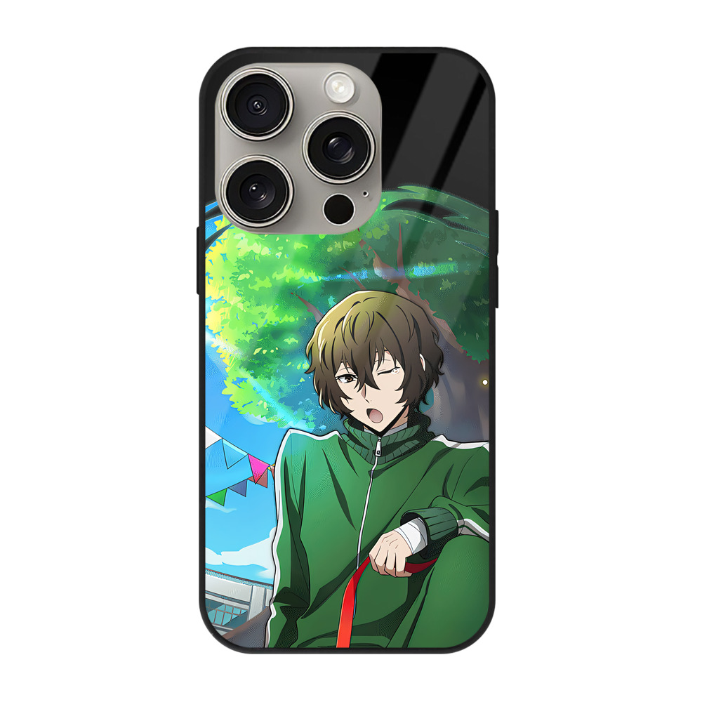 （画像用） 文豪ストレイドッグス Bungo Stray Dogs 【iPhone15Pro対応】スマホケース 耐衝撃＆黄変防止 背面ガラス