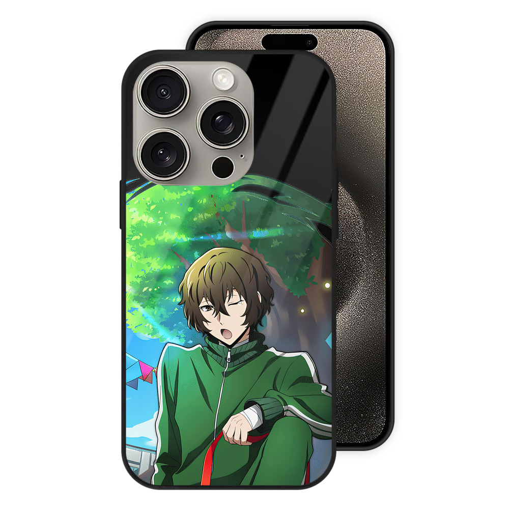 （画像用） 文豪ストレイドッグス Bungo Stray Dogs 【iPhone15Pro対応】スマホケース 耐衝撃＆黄変防止 背面ガラス
