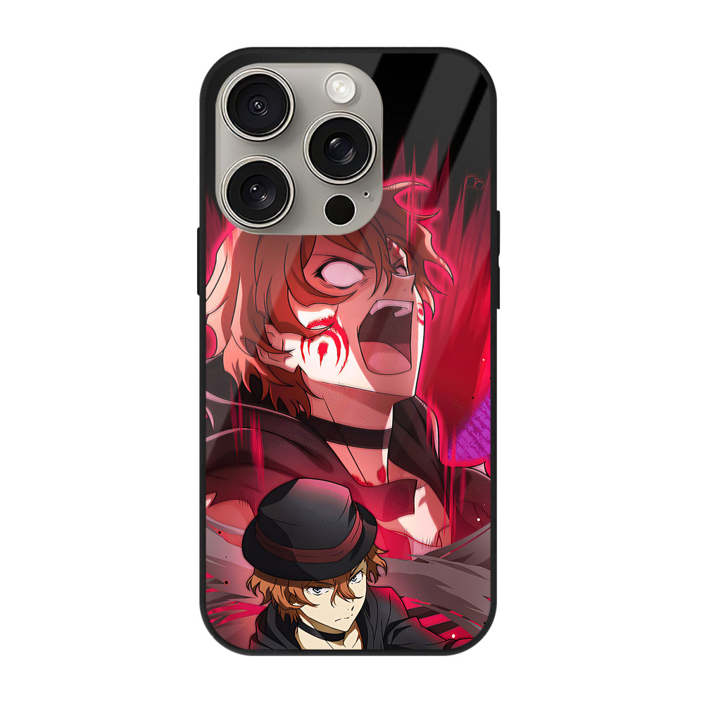 （画像用） 文豪ストレイドッグス Bungo Stray Dogs 【iPhone15Pro対応】スマホケース 耐衝撃＆黄変防止 背面ガラス