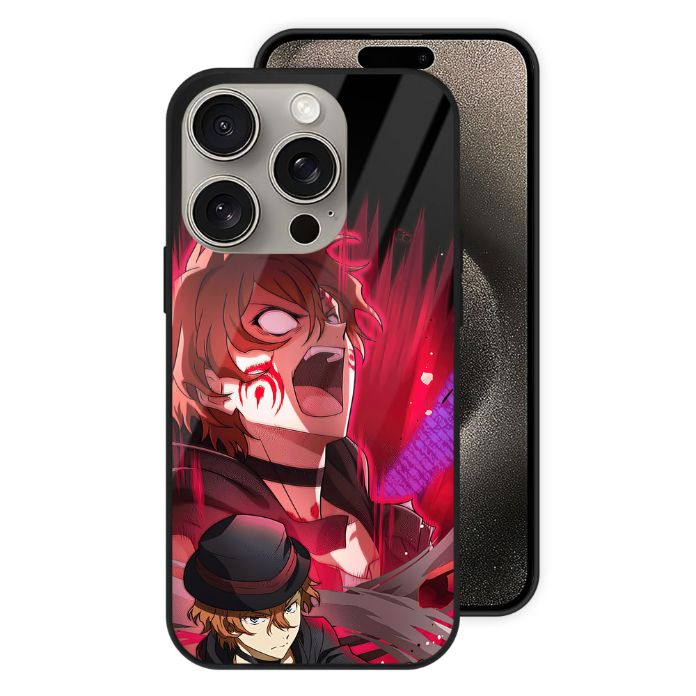 （画像用） 文豪ストレイドッグス Bungo Stray Dogs 【iPhone15Pro対応】スマホケース 耐衝撃＆黄変防止 背面ガラス