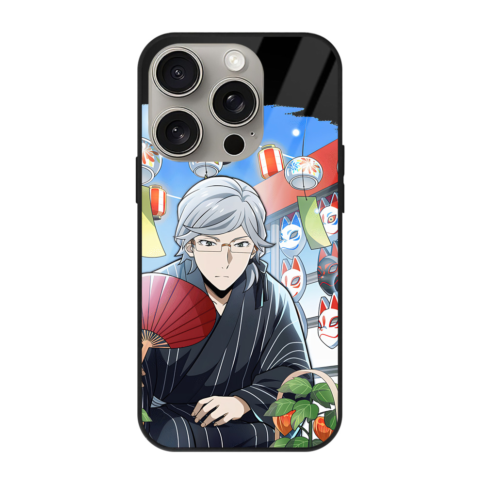 （画像用） 文豪ストレイドッグス Bungo Stray Dogs 【iPhone15Pro対応】スマホケース 耐衝撃＆黄変防止 背面ガラス
