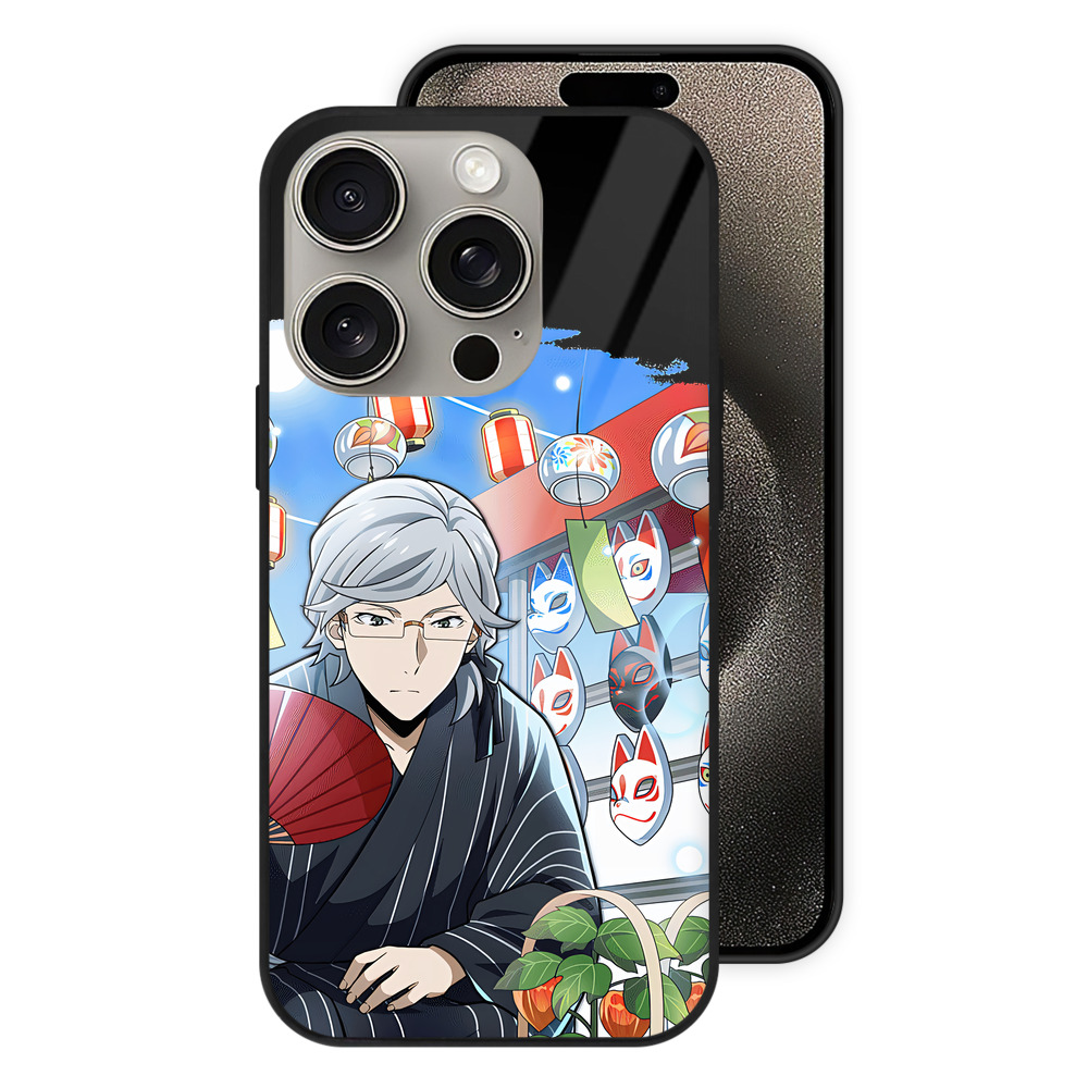 （画像用） 文豪ストレイドッグス Bungo Stray Dogs 【iPhone15Pro対応】スマホケース 耐衝撃＆黄変防止 背面ガラス
