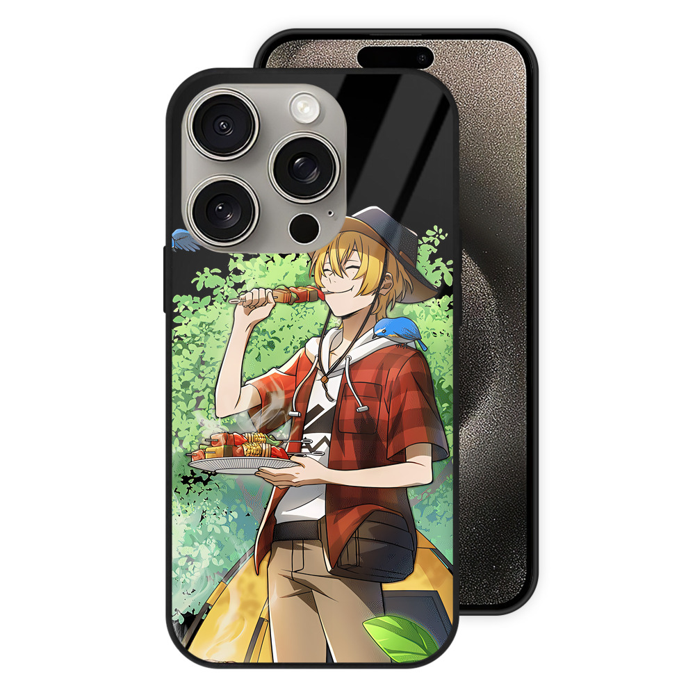 （画像用） 文豪ストレイドッグス Bungo Stray Dogs 【iPhone15Pro対応】スマホケース 耐衝撃＆黄変防止 背面ガラス