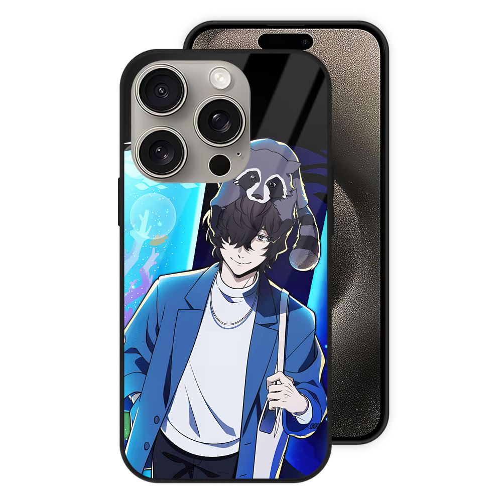 （画像用） 文豪ストレイドッグス Bungo Stray Dogs 【iPhone15Pro対応】スマホケース 耐衝撃＆黄変防止 背面ガラス