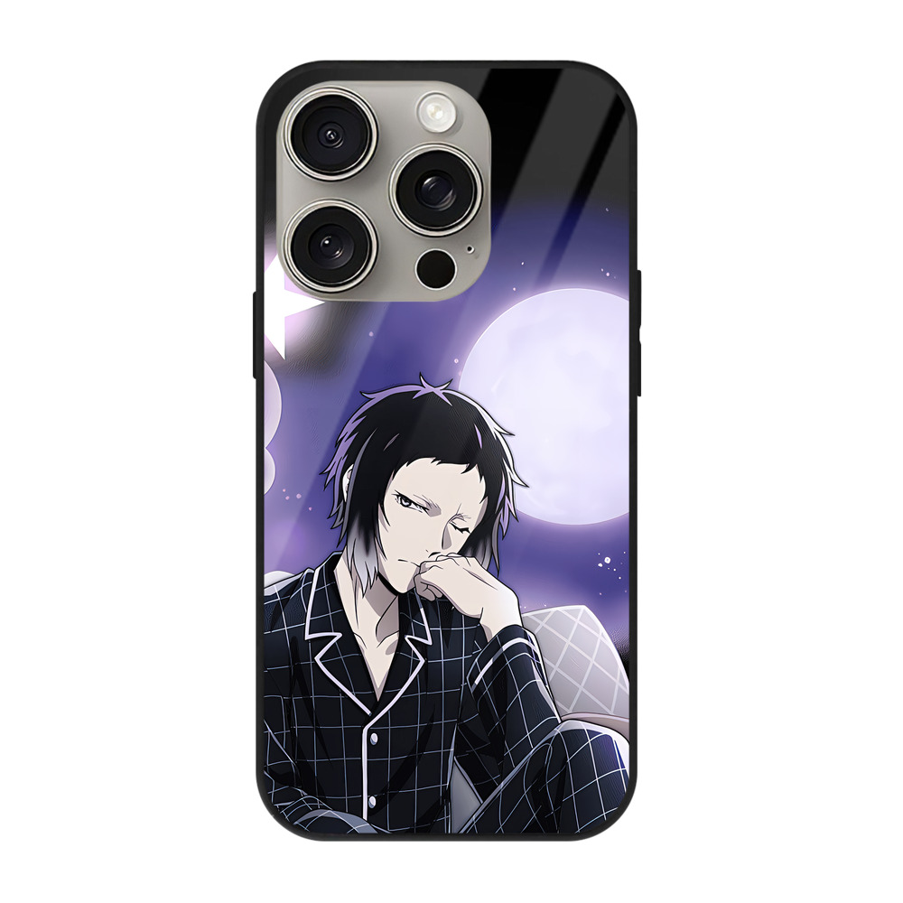 （画像用） 文豪ストレイドッグス Bungo Stray Dogs 【iPhone15Pro対応】スマホケース 耐衝撃＆黄変防止 背面ガラス