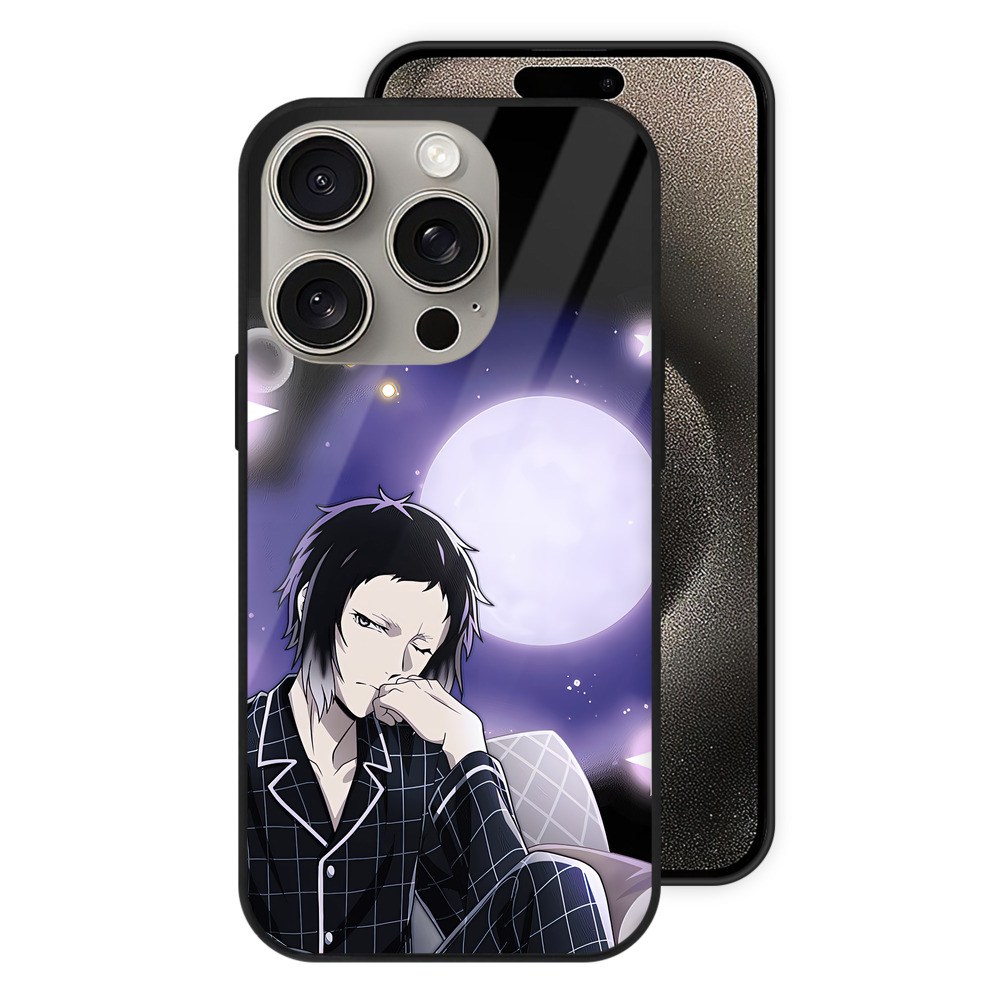 （画像用） 文豪ストレイドッグス Bungo Stray Dogs 【iPhone15Pro対応】スマホケース 耐衝撃＆黄変防止 背面ガラス
