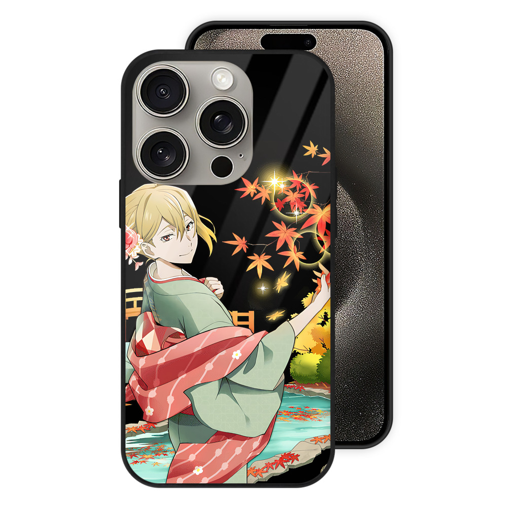 （画像用） 文豪ストレイドッグス Bungo Stray Dogs 【iPhone15Pro対応】スマホケース 耐衝撃＆黄変防止 背面ガラス