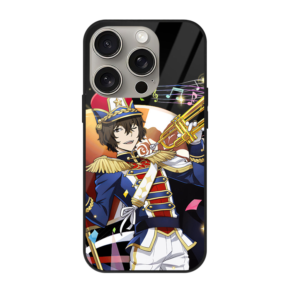 （画像用） 文豪ストレイドッグス Bungo Stray Dogs 【iPhone15Pro対応】スマホケース 耐衝撃＆黄変防止 背面ガラス
