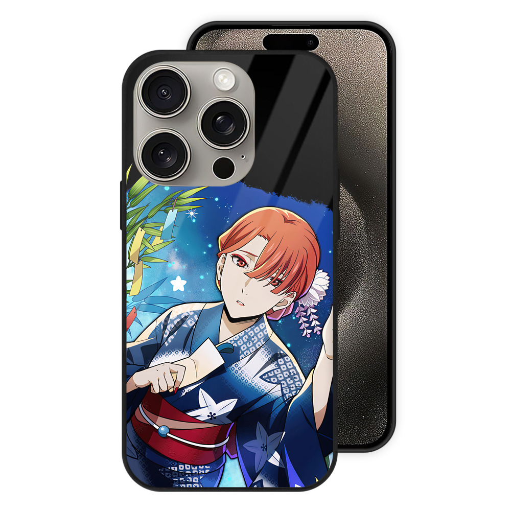 （画像用） 文豪ストレイドッグス Bungo Stray Dogs 【iPhone15Pro対応】スマホケース 耐衝撃＆黄変防止 背面ガラス