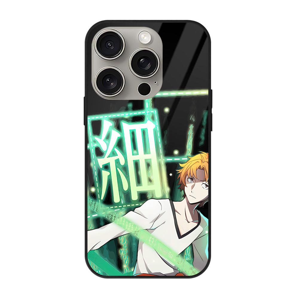 （画像用） 文豪ストレイドッグス Bungo Stray Dogs 【iPhone15Pro対応】スマホケース 耐衝撃＆黄変防止 背面ガラス