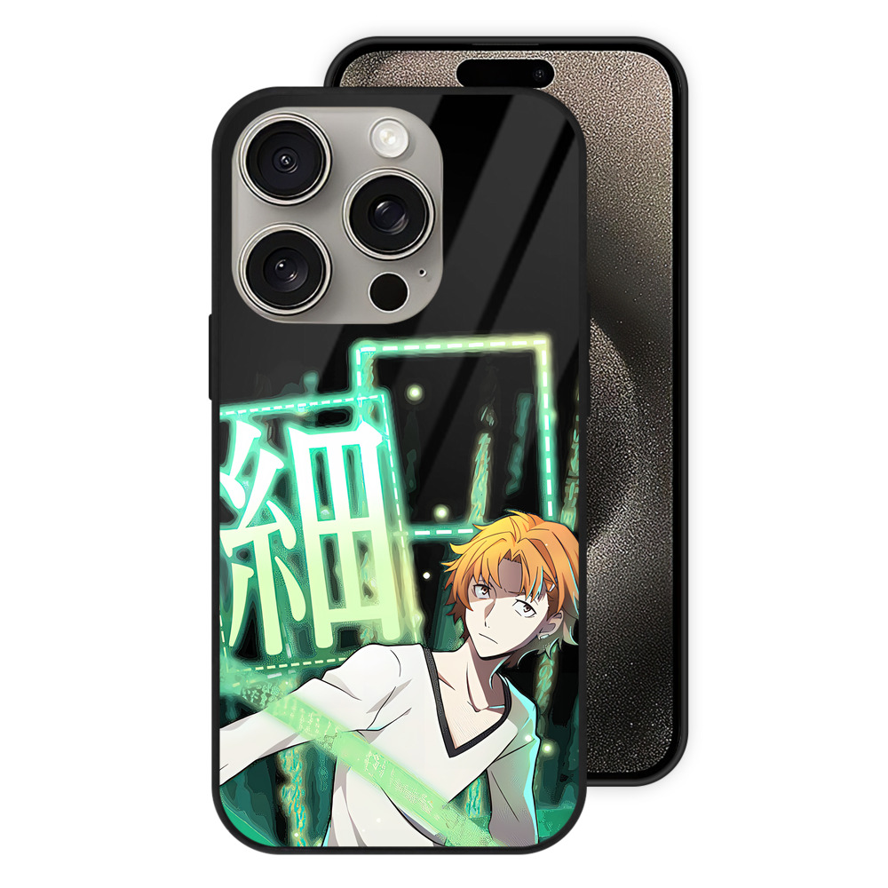 （画像用） 文豪ストレイドッグス Bungo Stray Dogs 【iPhone15Pro対応】スマホケース 耐衝撃＆黄変防止 背面ガラス