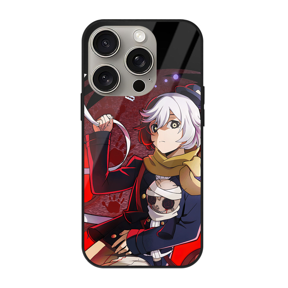 （画像用） 文豪ストレイドッグス Bungo Stray Dogs 【iPhone15Pro対応】スマホケース 耐衝撃＆黄変防止 背面ガラス