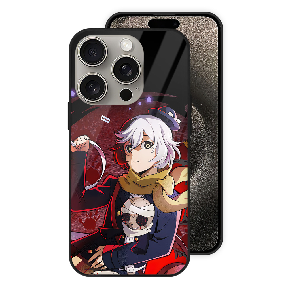 （画像用） 文豪ストレイドッグス Bungo Stray Dogs 【iPhone15Pro対応】スマホケース 耐衝撃＆黄変防止 背面ガラス