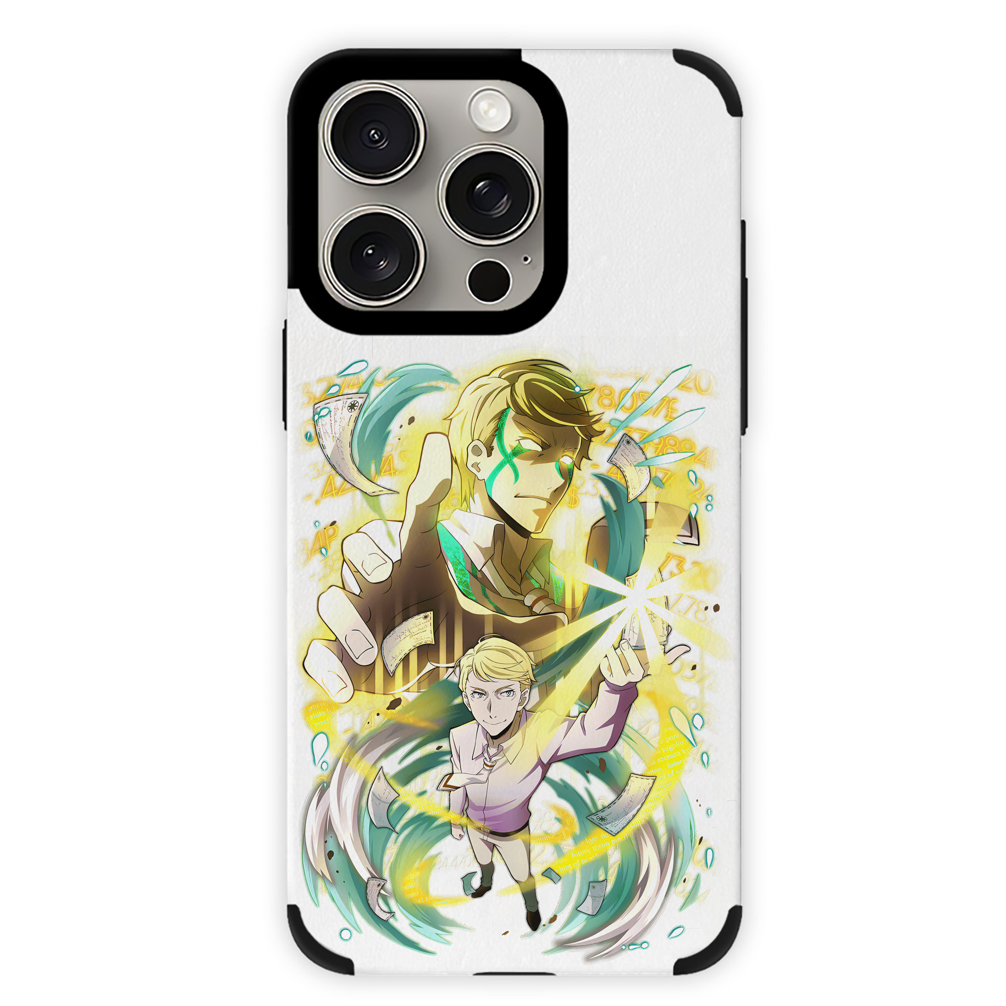 （画像用） 文豪ストレイドッグス Bungo Stray Dogs 【iPhone15ProMax対応】 PUレザー スマホケース 耐衝撃＆黄変防止