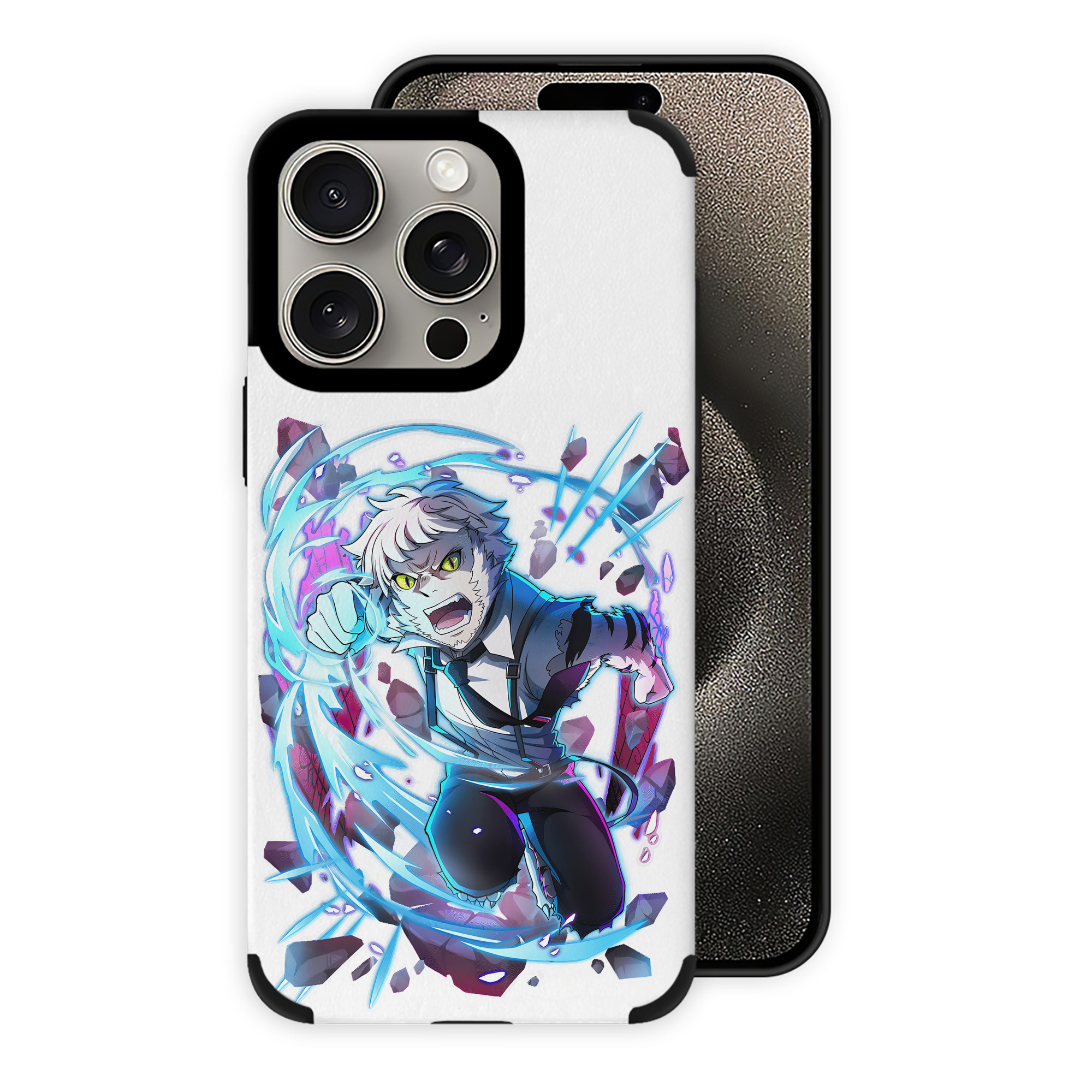 （画像用） 文豪ストレイドッグス Bungo Stray Dogs 【iPhone15ProMax対応】 PUレザー スマホケース 耐衝撃＆黄変防止