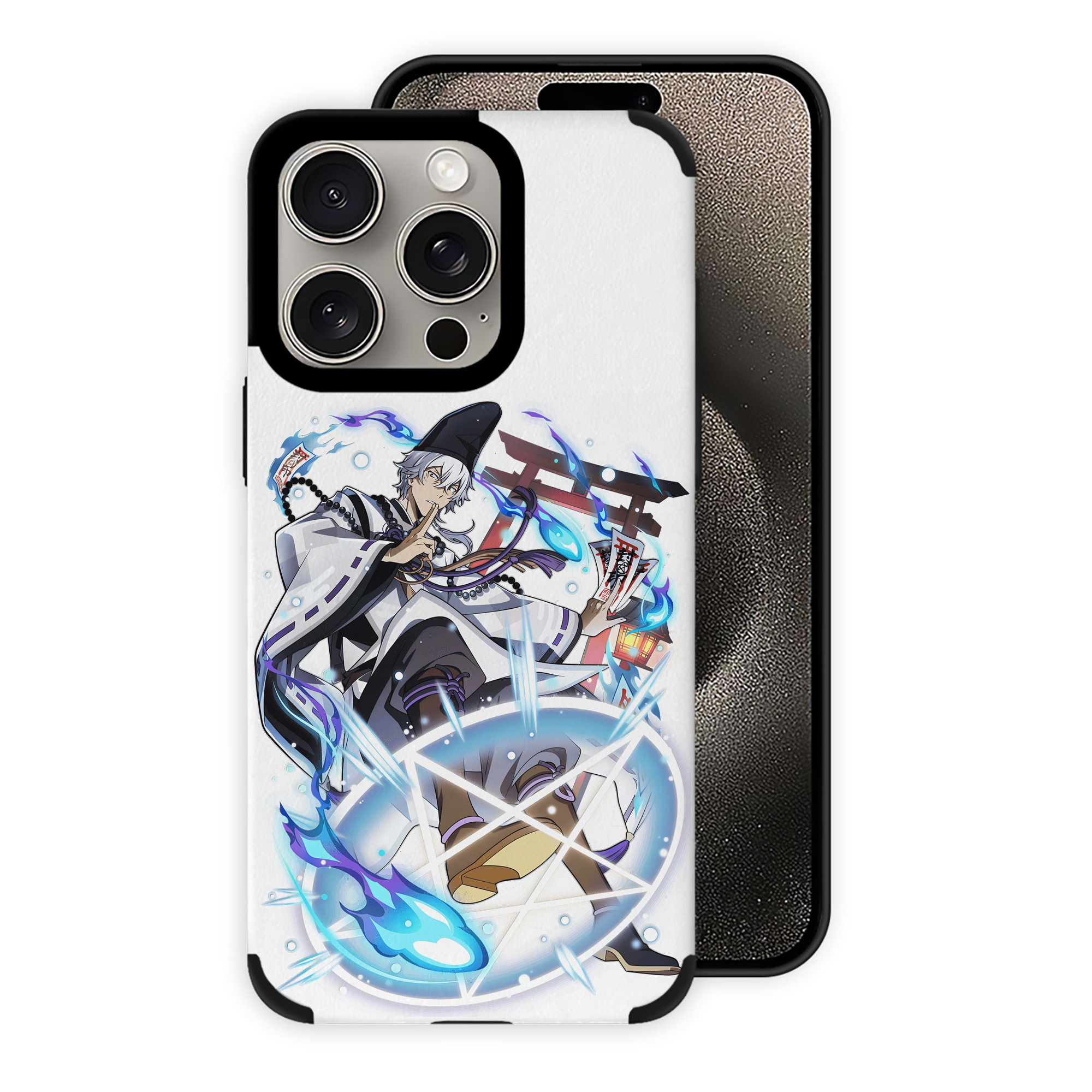 （画像用） 文豪ストレイドッグス Bungo Stray Dogs 【iPhone15ProMax対応】 PUレザー スマホケース 耐衝撃＆黄変防止