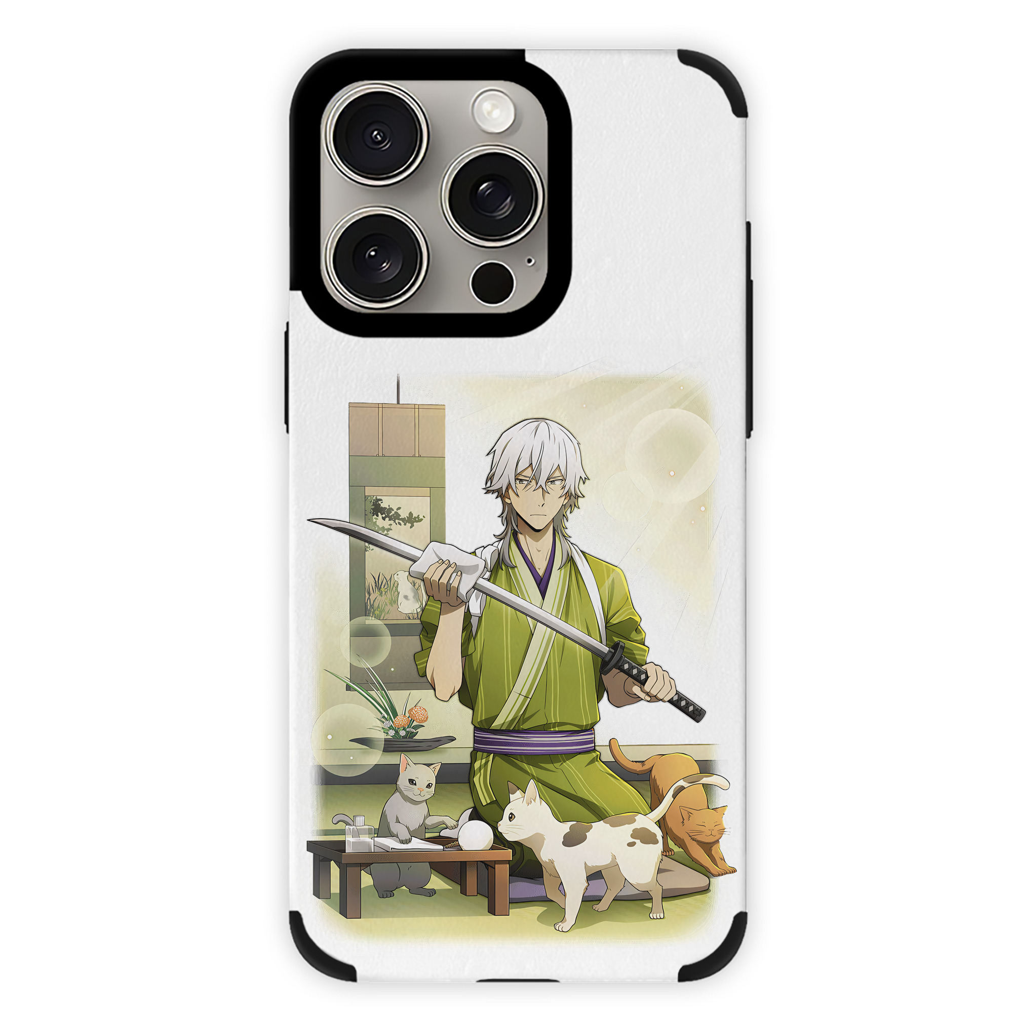 （画像用） 文豪ストレイドッグス Bungo Stray Dogs 【iPhone15ProMax対応】 PUレザー スマホケース 耐衝撃＆黄変防止