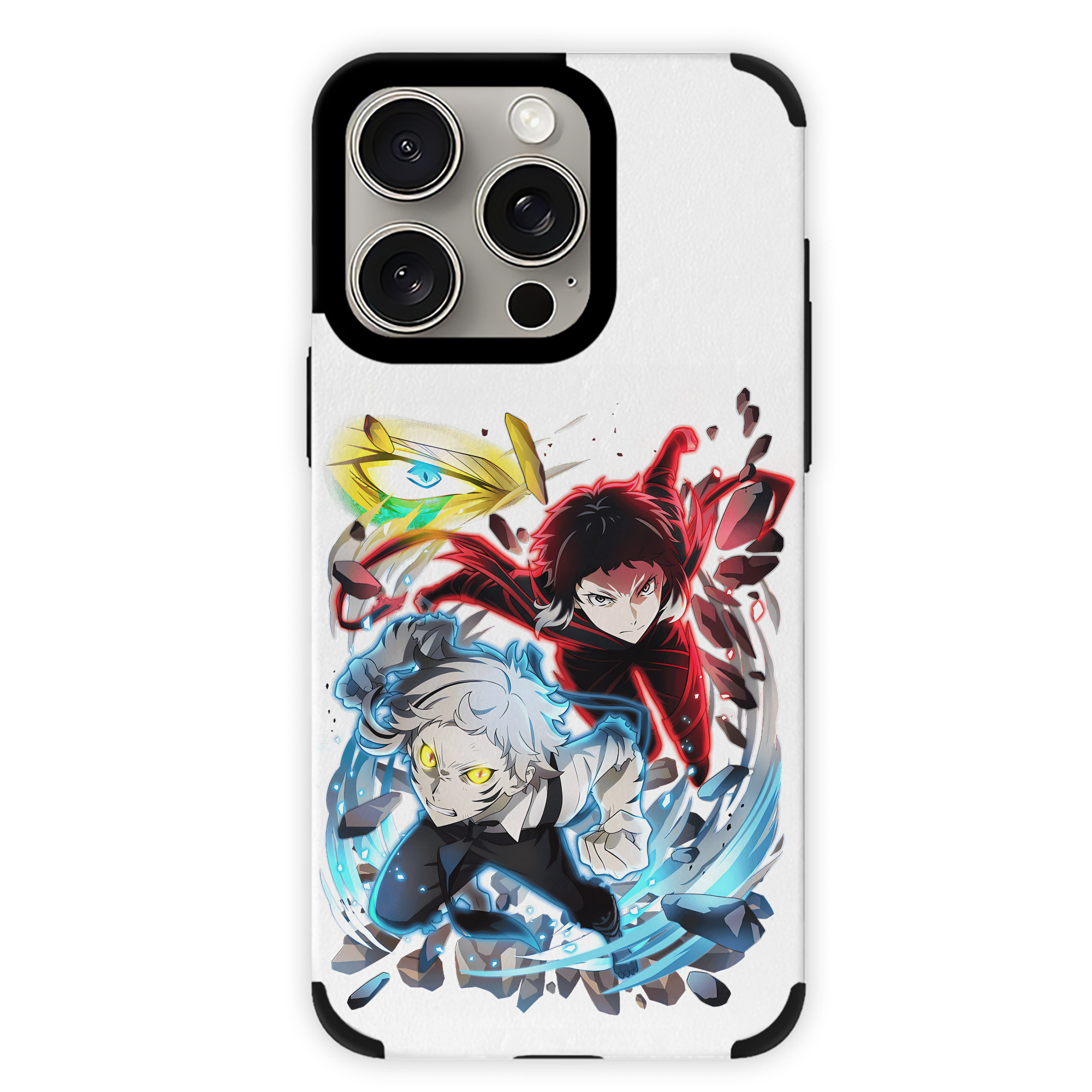 （画像用） 文豪ストレイドッグス Bungo Stray Dogs 【iPhone15ProMax対応】 PUレザー スマホケース 耐衝撃＆黄変防止