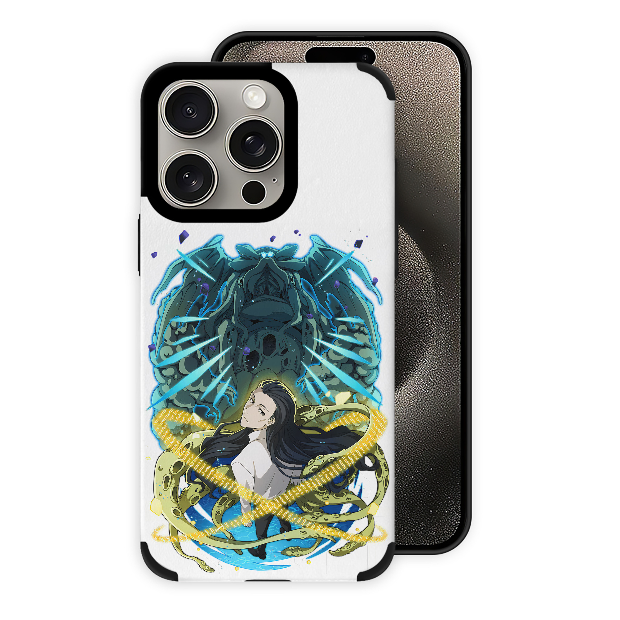 （画像用） 文豪ストレイドッグス Bungo Stray Dogs 【iPhone15ProMax対応】 PUレザー スマホケース 耐衝撃＆黄変防止