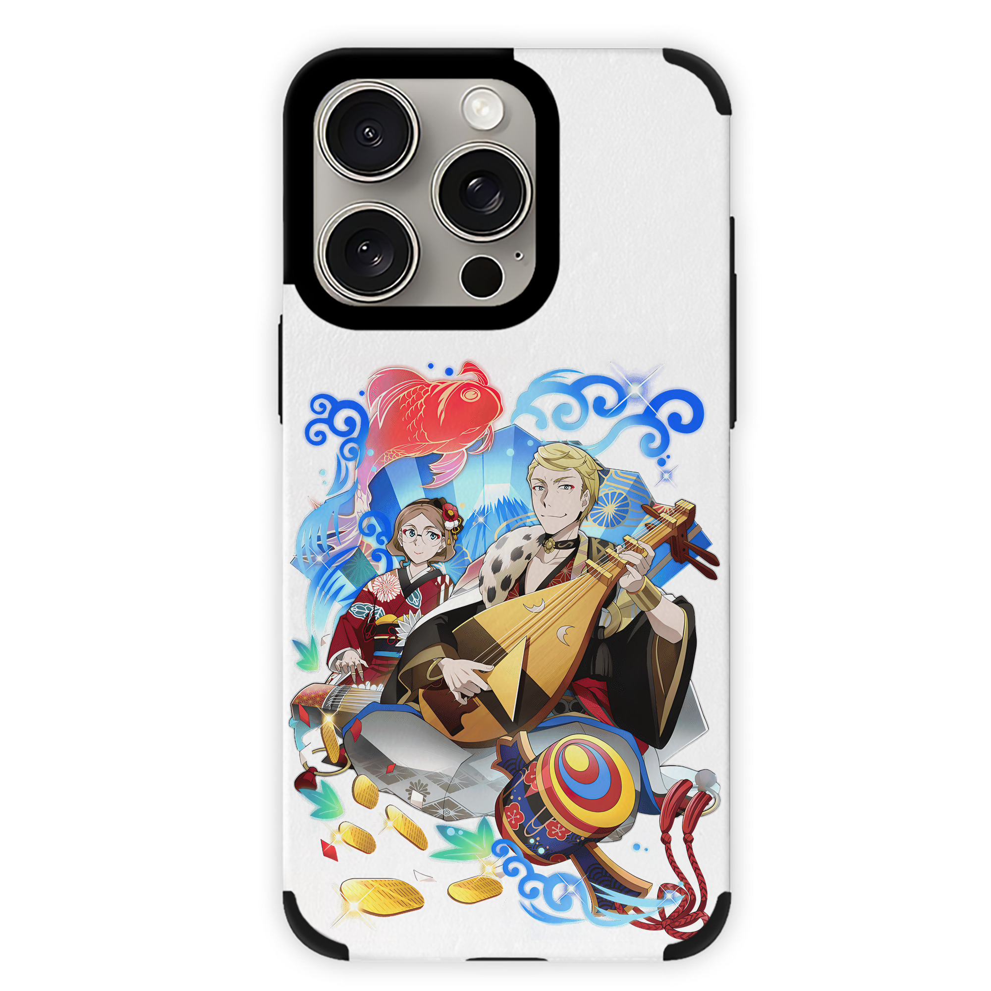 （画像用） 文豪ストレイドッグス Bungo Stray Dogs 【iPhone15ProMax対応】 PUレザー スマホケース 耐衝撃＆黄変防止