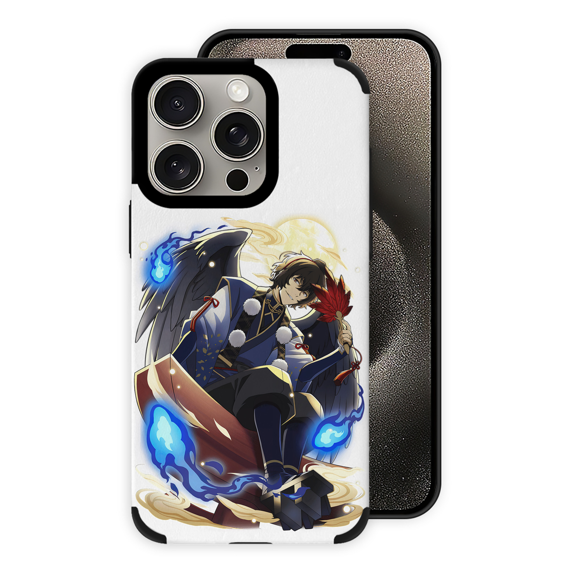 （画像用） 文豪ストレイドッグス Bungo Stray Dogs 【iPhone15ProMax対応】 PUレザー スマホケース 耐衝撃＆黄変防止
